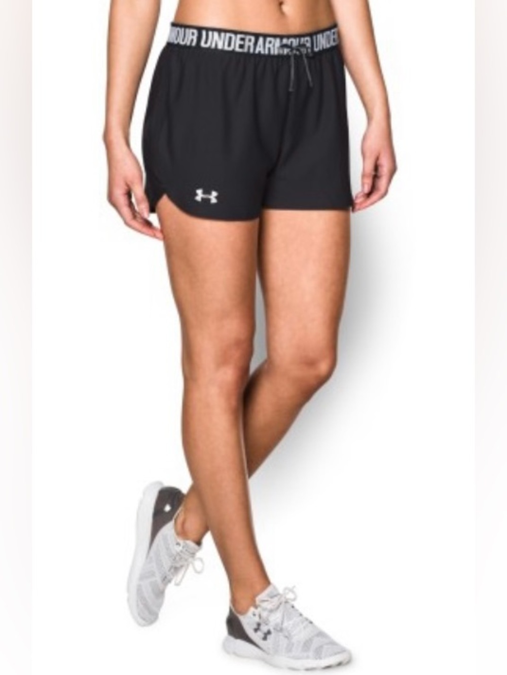 Under Armour Women’s Sz L Black Play Up Shorts